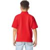Gildan Unisex-Child DryBlend Short Sleeve Polo, Style G8800b, 3-Pack(Red)