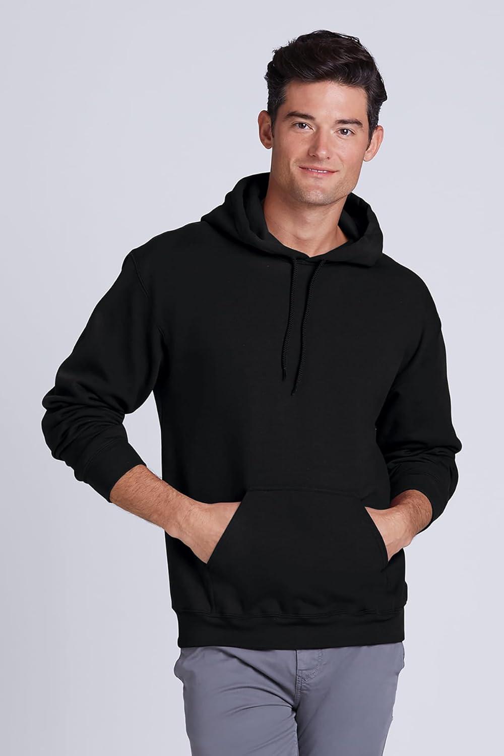 imageGildan Adult Fleece Hoodie Sweatshirt Style G18500 MultipackSafety Green