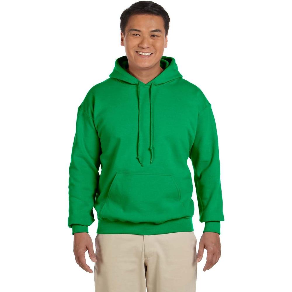 imageGildan Adult Fleece Hoodie Sweatshirt Style G18500 MultipackIrish Green