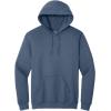 Gildan Adult Fleece Hoodie Sweatshirt, Style G18500, Multipack(Indigo Blue)