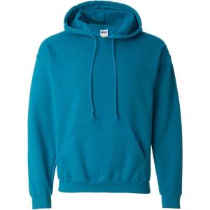 Gildan Adult Fleece Hoodie Sweatshirt, Style G18500, Multipack(Antiquesapphire)