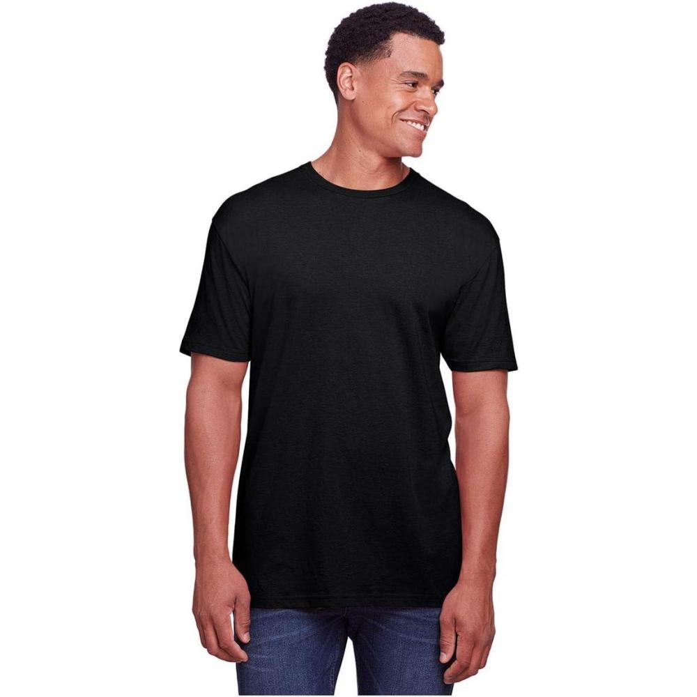 imageGildan UnisexAdult Softstyle CVC Short Sleeve TShirt Style G67000 MultipackPitch Black Mist
