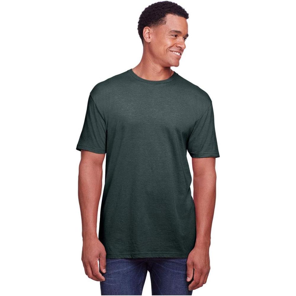 imageGildan UnisexAdult Softstyle CVC Short Sleeve TShirt Style G67000 MultipackSteel Blue
