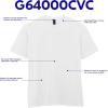 Gildan Unisex-Adult Softstyle CVC Short Sleeve T-Shirt, Style G67000, Multipack(Pitch Black (36-pack))