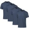 Gildan Unisex-Adult Softstyle CVC Short Sleeve T-Shirt, Style G67000, Multipack(Navy Mist (4-pack))