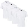 Gildan Unisex-Adult Softstyle CVC Short Sleeve T-Shirt, Style G67000, Multipack(White (4-pack))