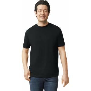 Gildan Unisex-Adult Softstyle CVC Short Sleeve T-Shirt, Style G67000, Multipack(Pitch Black (36-pack))
