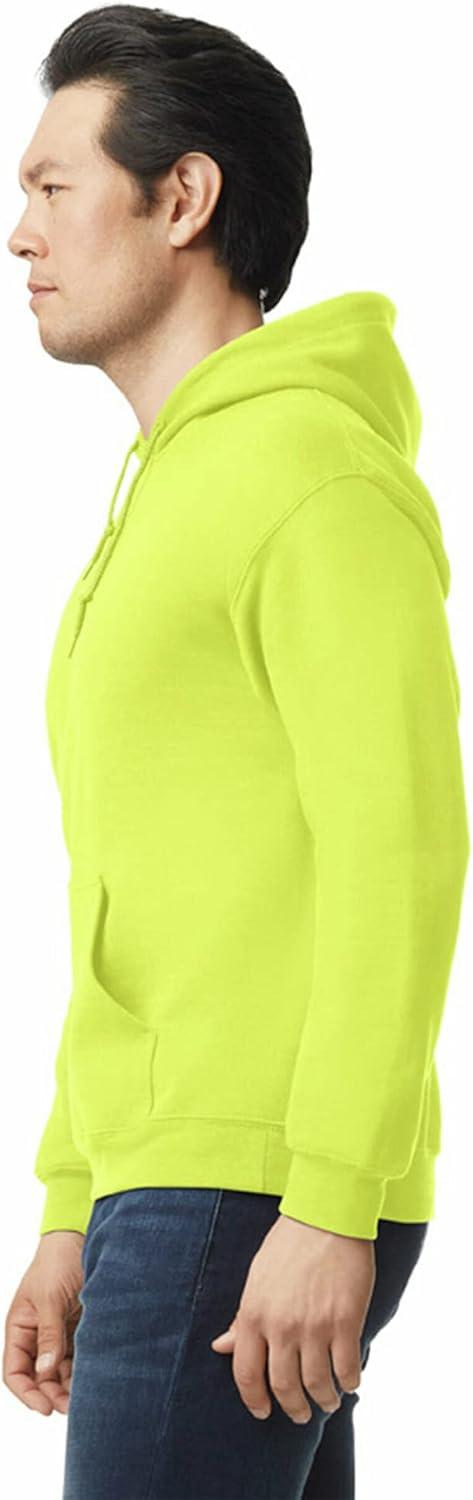 imageGildan Fleece Hoodie Sweatshirt Style G18500 MultipackSafety Green 1pack