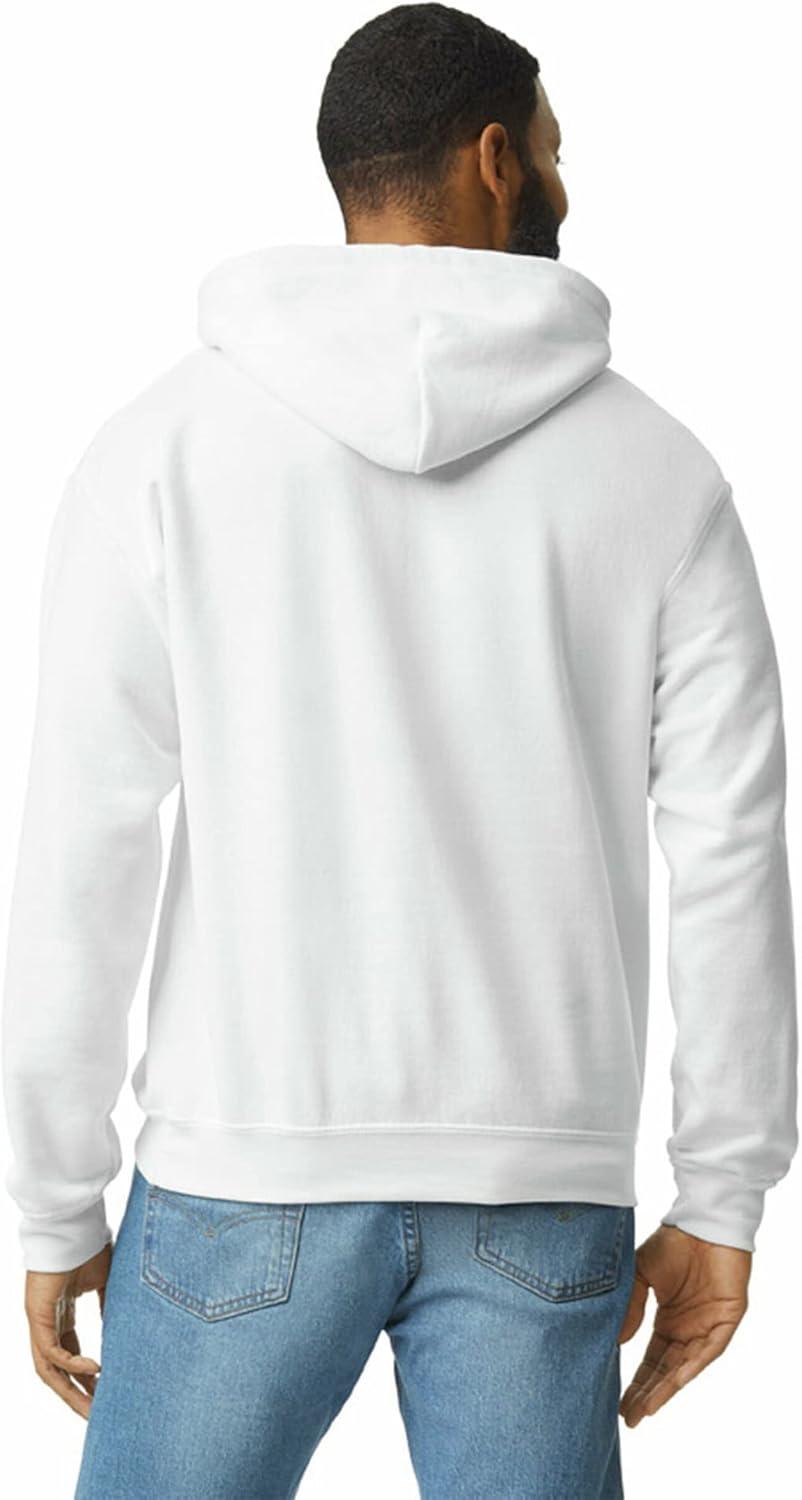 imageGildan Fleece Hoodie Sweatshirt Style G18500 MultipackWhite 1pack