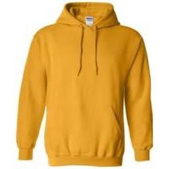 imageGildan Fleece Hoodie Sweatshirt Style G18500 MultipackGold