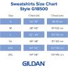 Gildan Fleece Hoodie Sweatshirt, Style G18500, Multipack(Navy (1-pack))