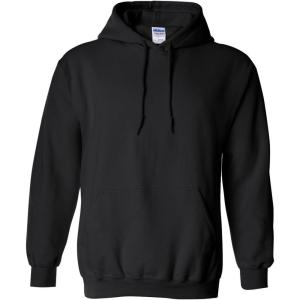 Gildan Fleece Hoodie Sweatshirt, Style G18500, Multipack(Black)