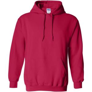 Gildan Fleece Hoodie Sweatshirt, Style G18500, Multipack(Cherry Red)
