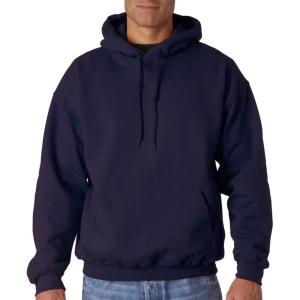 Gildan Fleece Hoodie Sweatshirt, Style G18500, Multipack(Navy)