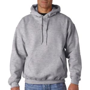 Gildan Fleece Hoodie Sweatshirt, Style G18500, Multipack(Sport Grey)