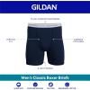 Gildan mens Underwear Boxer Briefs, Multipack(Mixed Navy (10-pack  Classic Length))