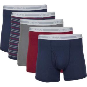 Gildan mens Underwear Boxer Briefs, Multipack(Mixed Blue)