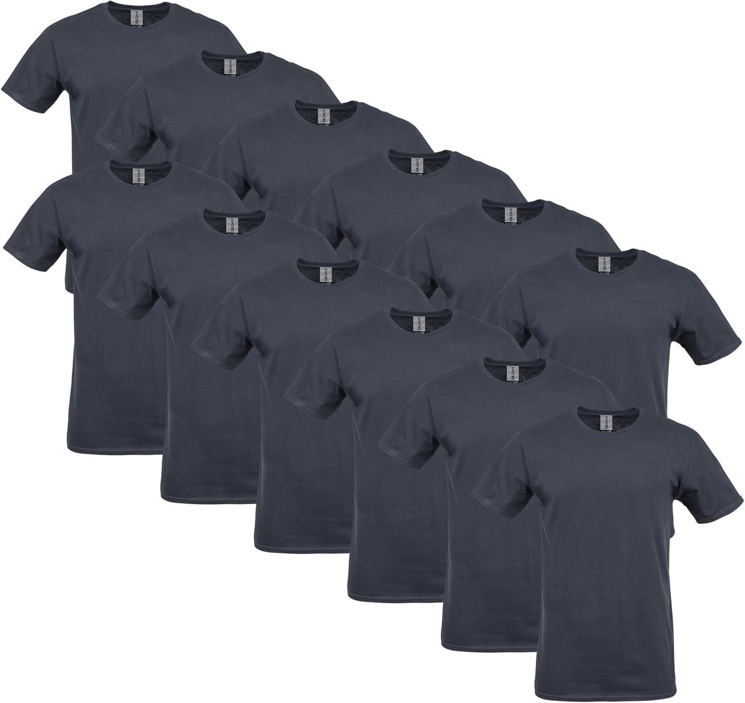imageGildan Adult Softstyle Cotton TShirt Style G64000 MultipackBlack