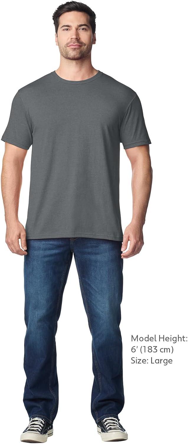 imageGildan Adult Softstyle Cotton TShirt Style G64000 MultipackCharcoal