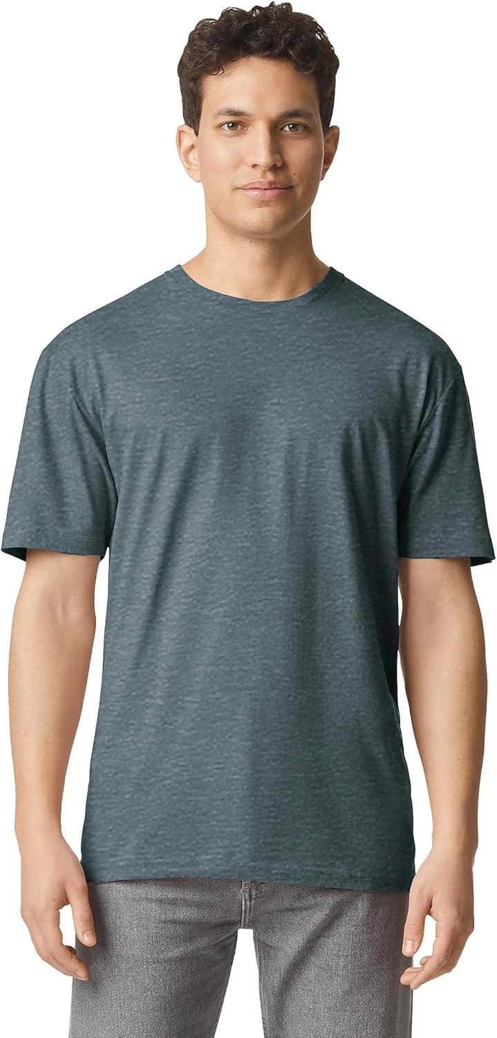 imageGildan Adult Softstyle Cotton TShirt Style G64000 MultipackDark Heather