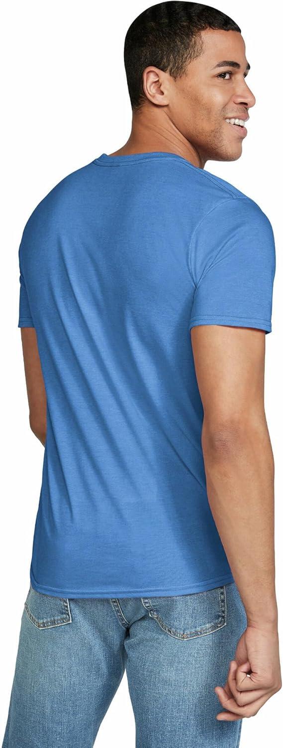 imageGildan Adult Softstyle Cotton TShirt Style G64000 MultipackHeather Royal