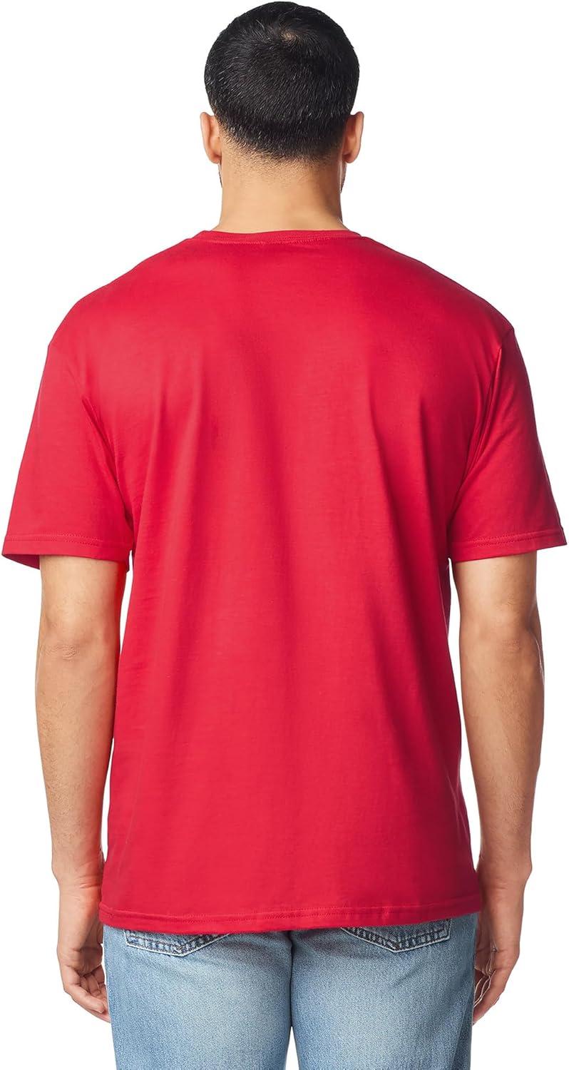 imageGildan Adult Softstyle Cotton TShirt Style G64000 MultipackRed