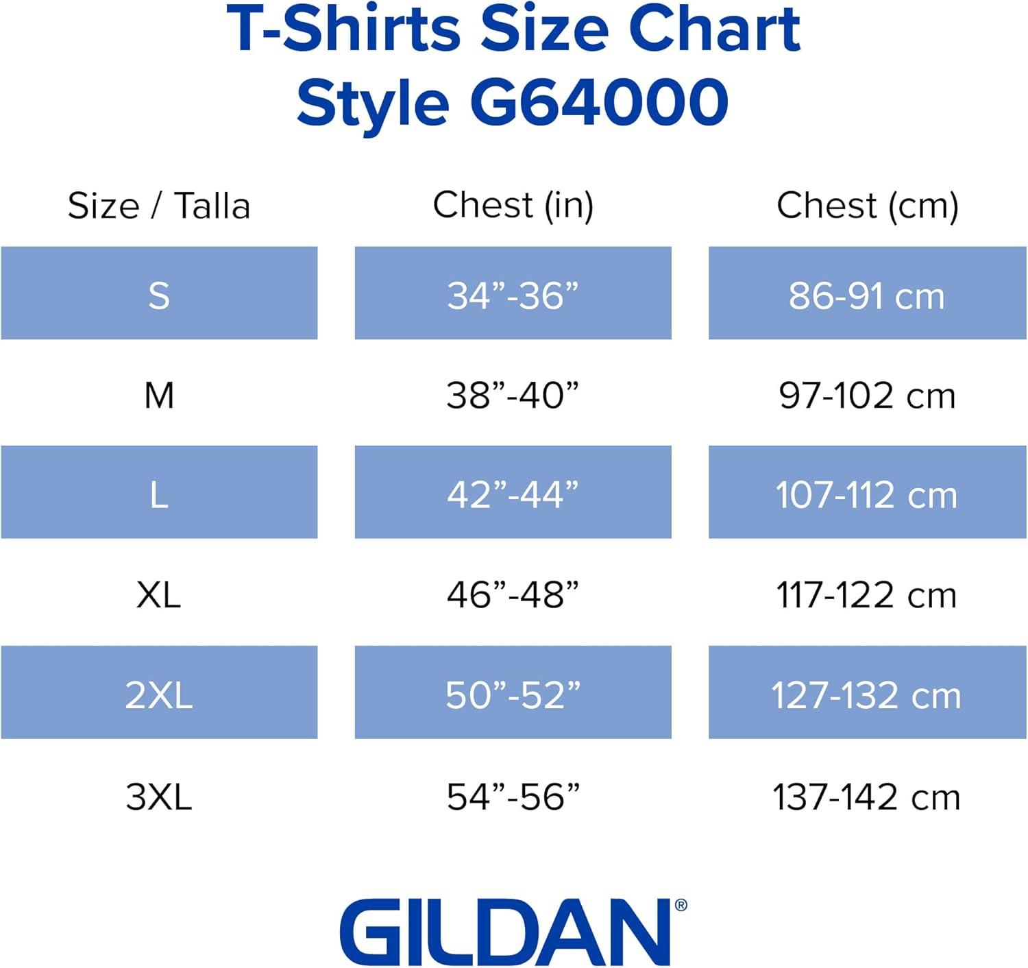 imageGildan Adult Softstyle Cotton TShirt Style G64000 MultipackRoyal