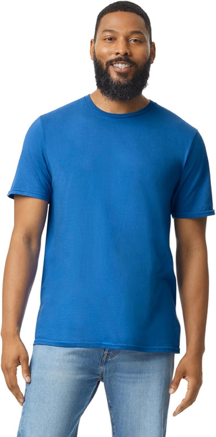 imageGildan Adult Softstyle Cotton TShirt Style G64000 MultipackRoyal