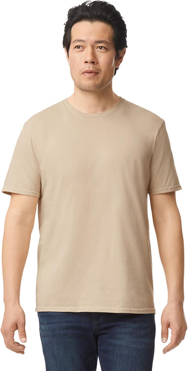 imageGildan Adult Softstyle Cotton TShirt Style G64000 MultipackSand