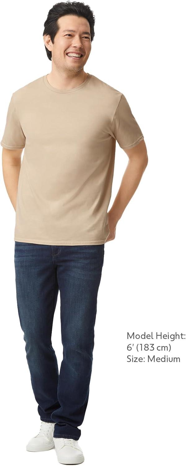 imageGildan Adult Softstyle Cotton TShirt Style G64000 MultipackSand