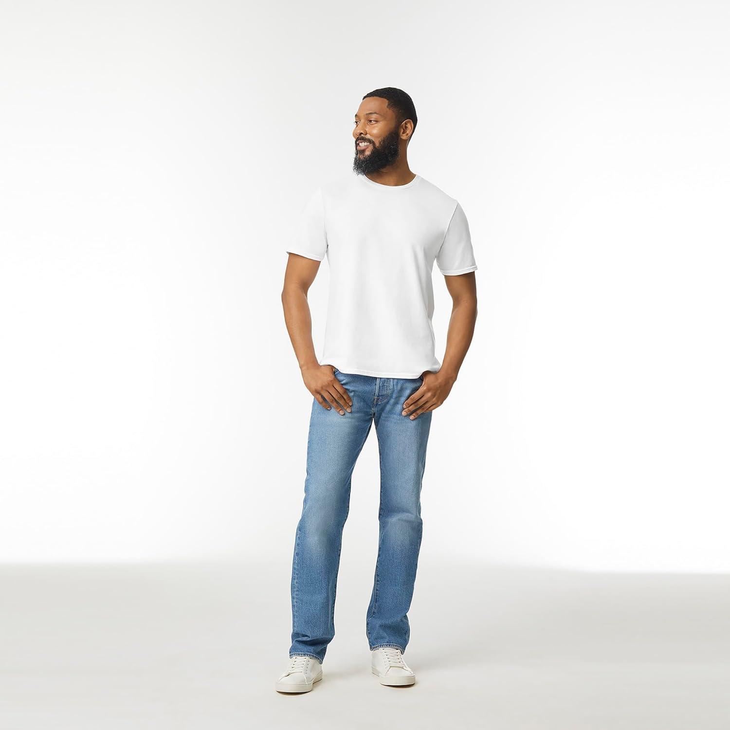 imageGildan Adult Softstyle Cotton TShirt Style G64000 MultipackWhite