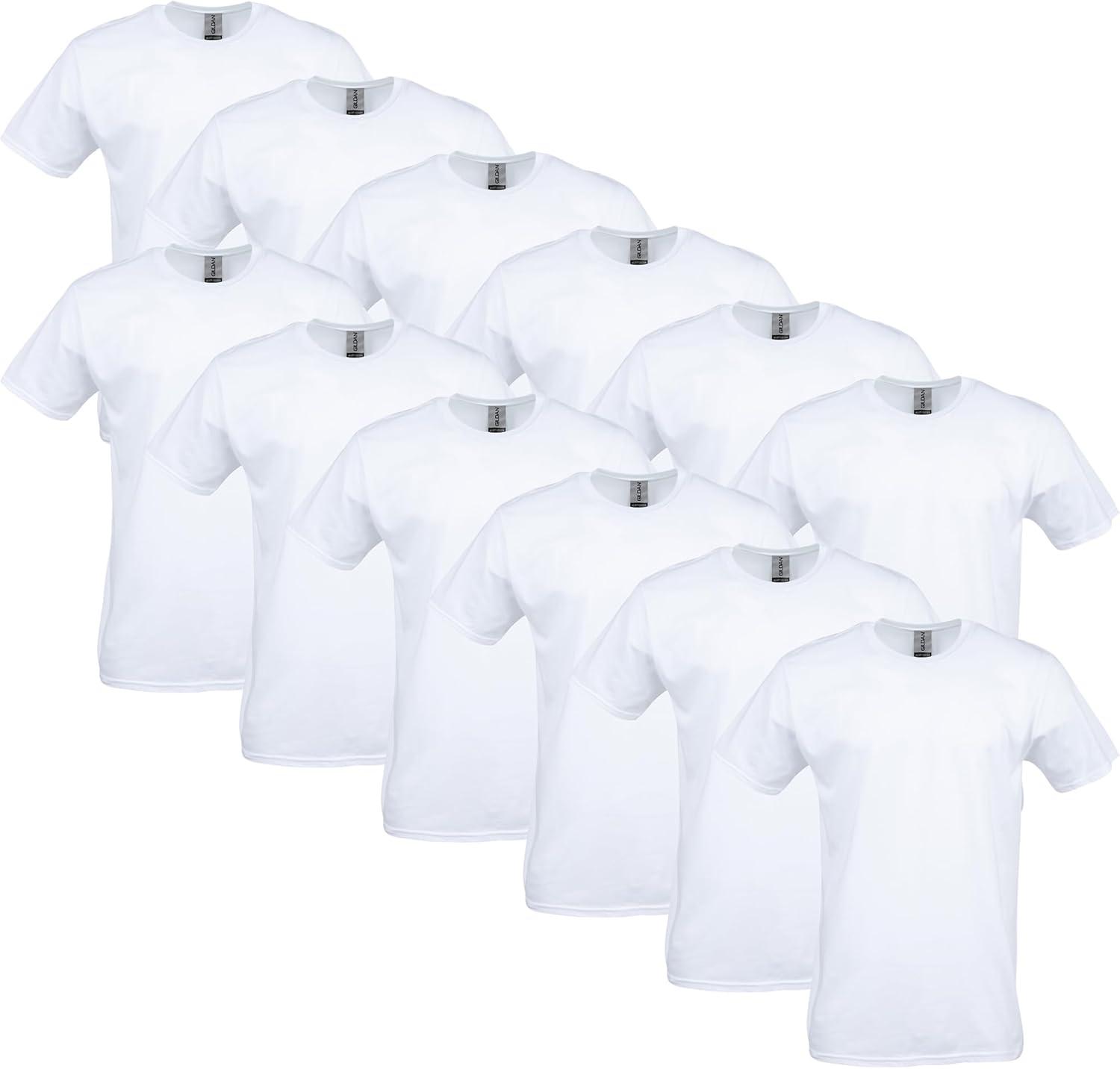 imageGildan Adult Softstyle Cotton TShirt Style G64000 MultipackWhite