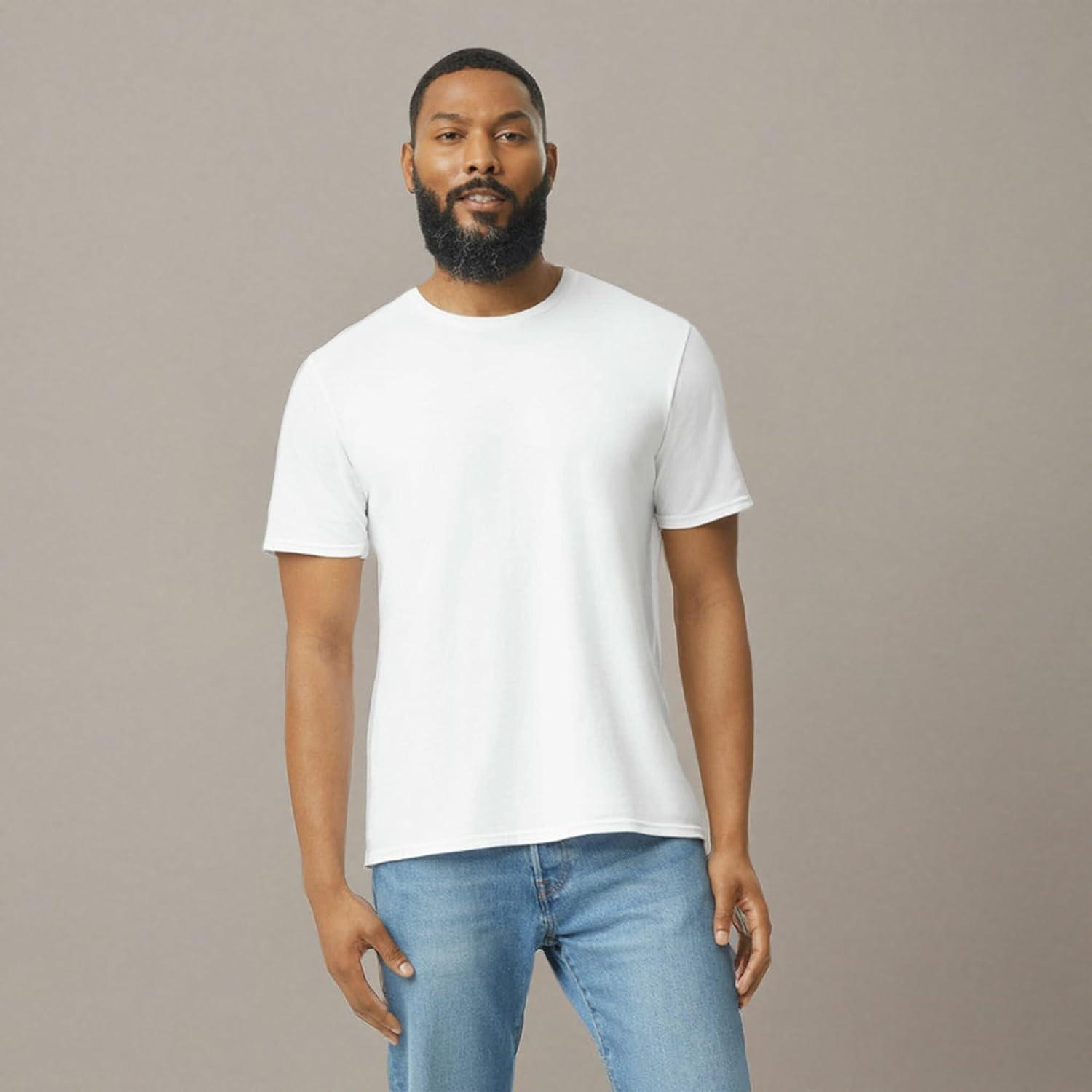 imageGildan Adult Softstyle Cotton TShirt Style G64000 MultipackWhite