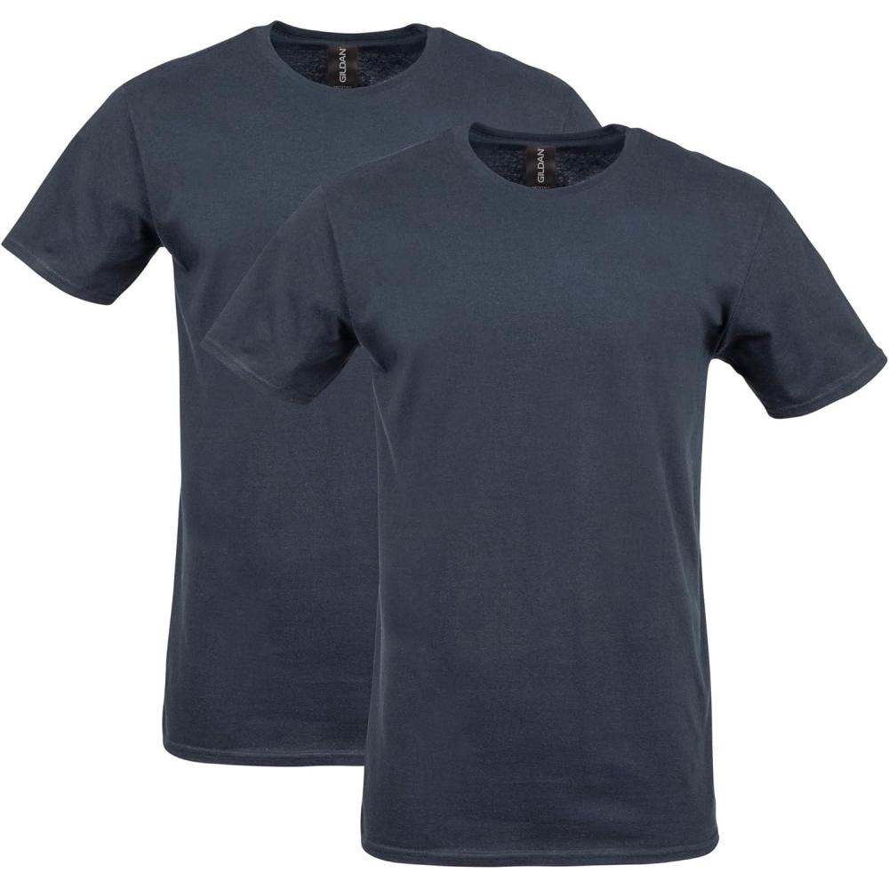 imageGildan Adult Softstyle Cotton TShirt Style G64000 MultipackBlack