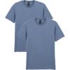 Gildan Adult Softstyle Cotton T-Shirt, Style G64000, Multipack(Heather Indigo)
