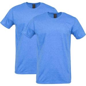 Gildan Adult Softstyle Cotton T-Shirt, Style G64000, Multipack(Heather Royal)