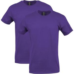 Gildan Adult Softstyle Cotton T-Shirt, Style G64000, Multipack(Purple)