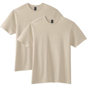 Gildan Adult Softstyle Cotton T-Shirt, Style G64000, Multipack(Sand)