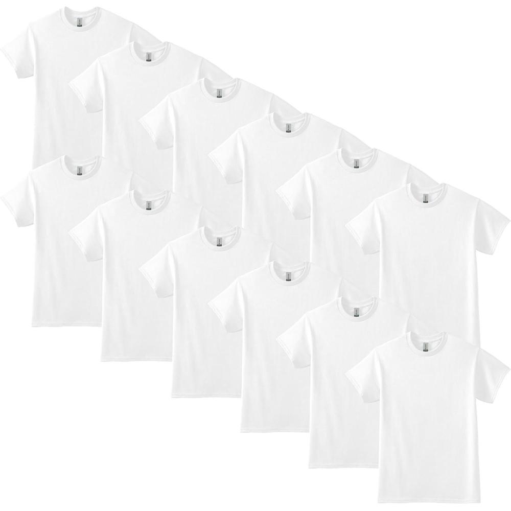 imageGildan Adult DryBlend TShirt Style G8000 MultipackWhite