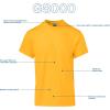Gildan Adult DryBlend T-Shirt, Style G8000, Multipack,(Red)