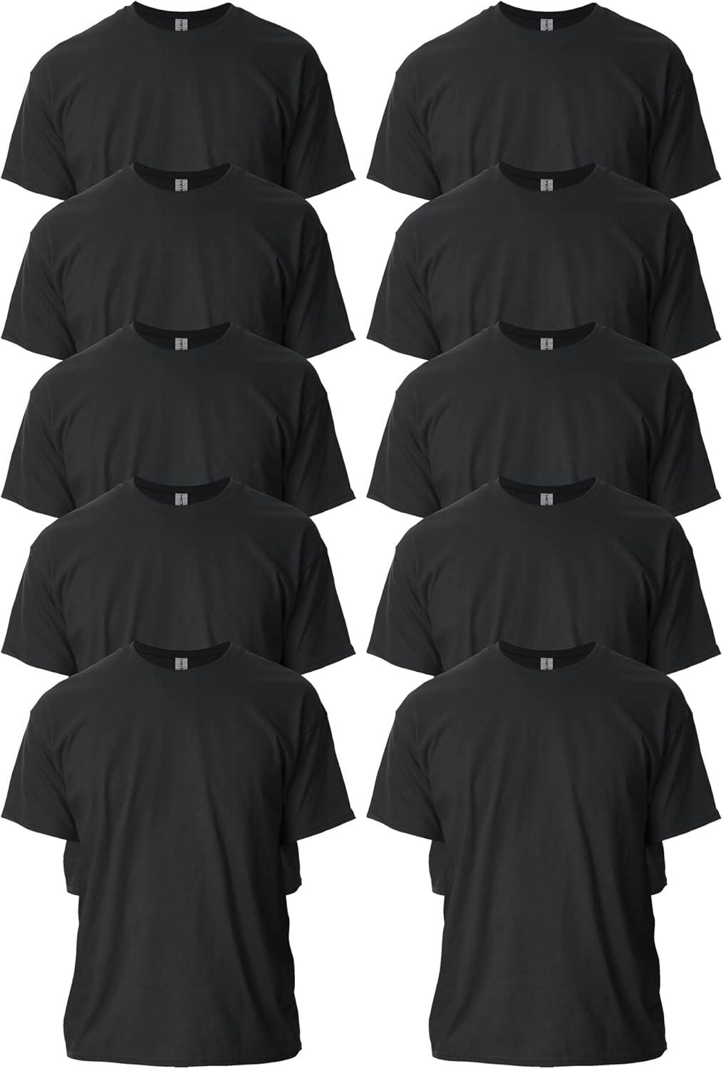 imageGildan Adult Ultra Cotton TShirt Style G2000 MultipackBlack