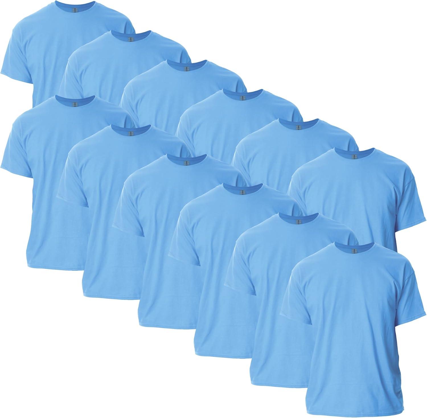 imageGildan Adult Ultra Cotton TShirt Style G2000 MultipackCarolina Blue