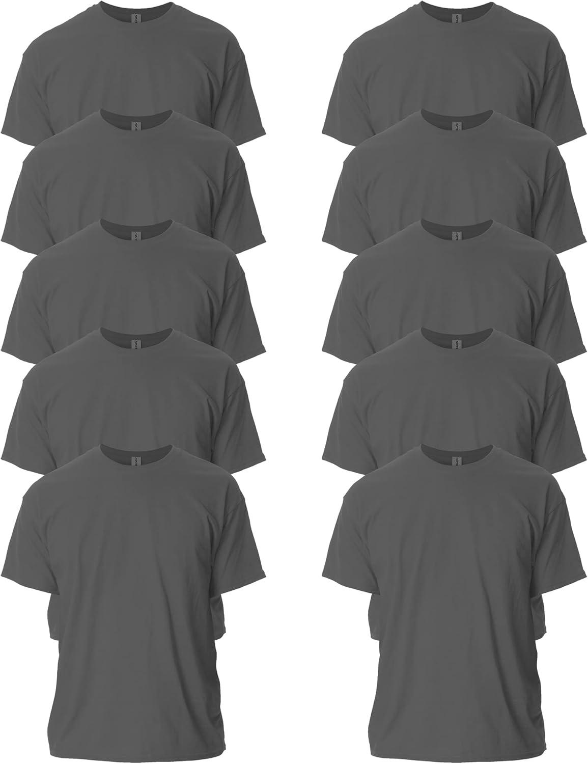 imageGildan Adult Ultra Cotton TShirt Style G2000 MultipackCharcoal