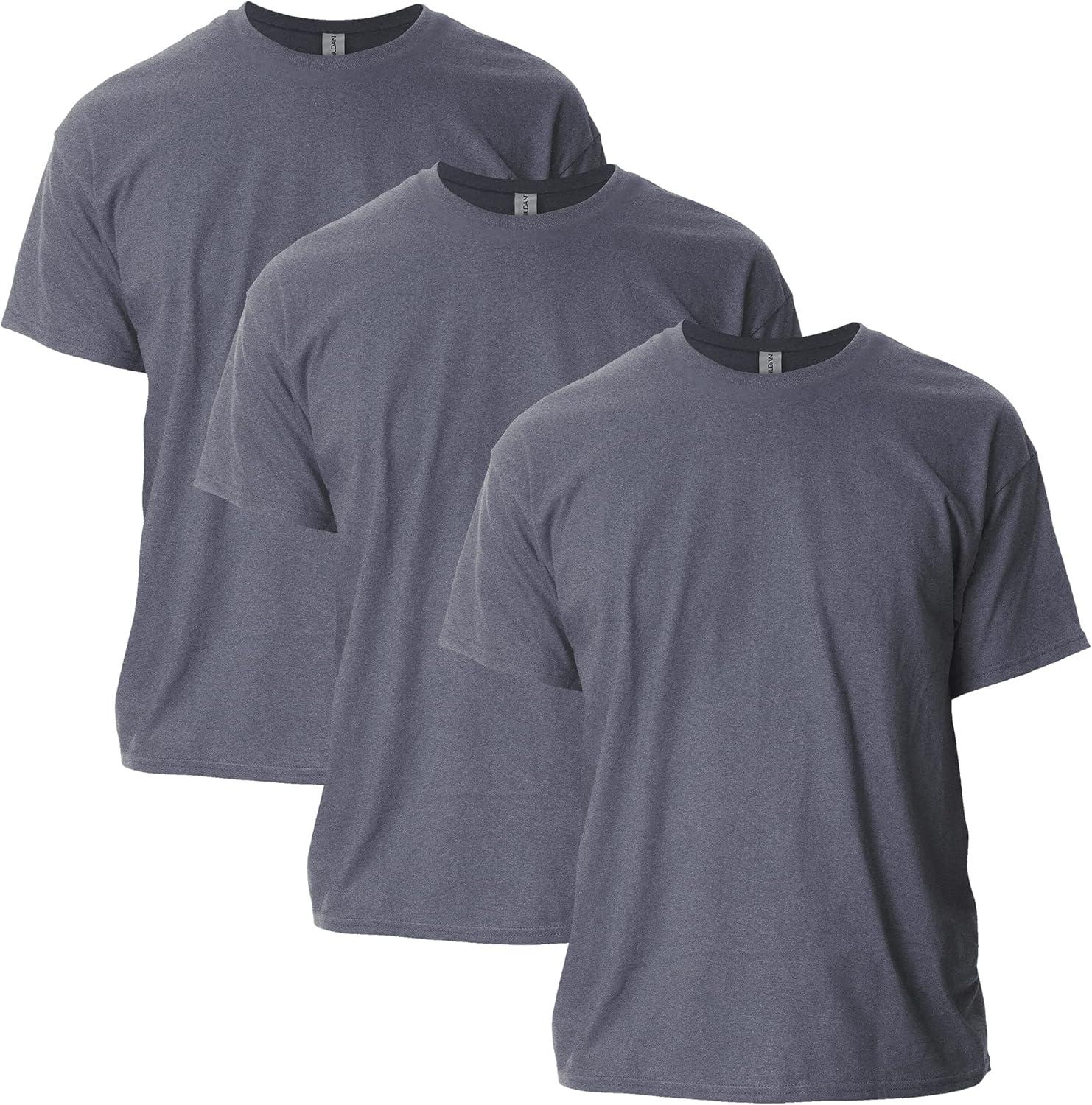 imageGildan Adult Ultra Cotton TShirt Style G2000 MultipackDark Heather