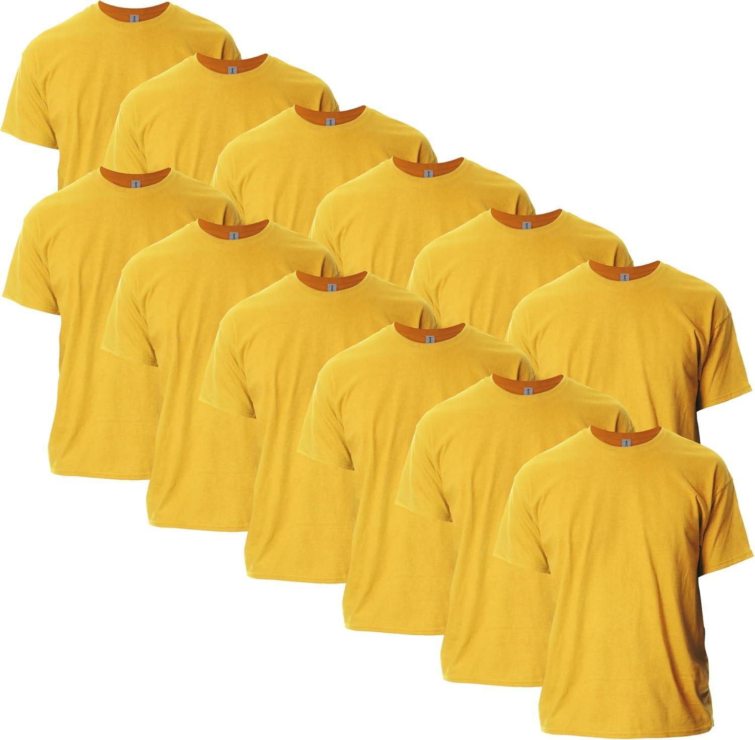 imageGildan Adult Ultra Cotton TShirt Style G2000 MultipackGold