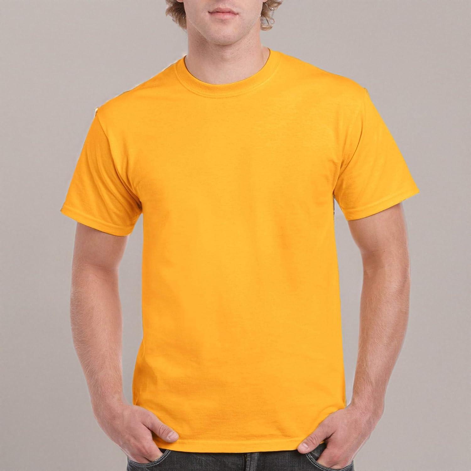 imageGildan Adult Ultra Cotton TShirt Style G2000 MultipackGold