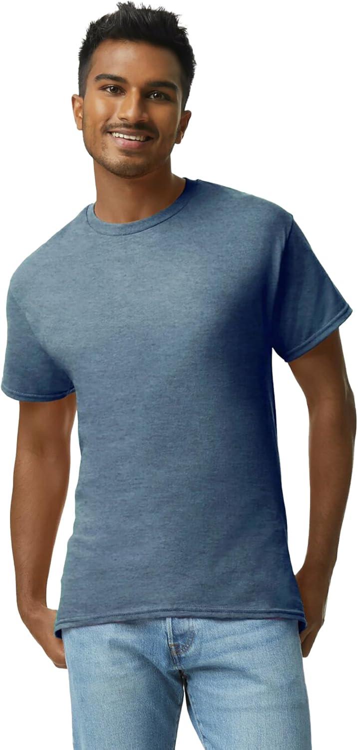 imageGildan Adult Ultra Cotton TShirt Style G2000 MultipackHeather Indigo