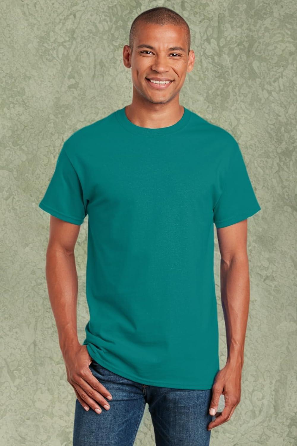 imageGildan Adult Ultra Cotton TShirt Style G2000 MultipackJade Dome