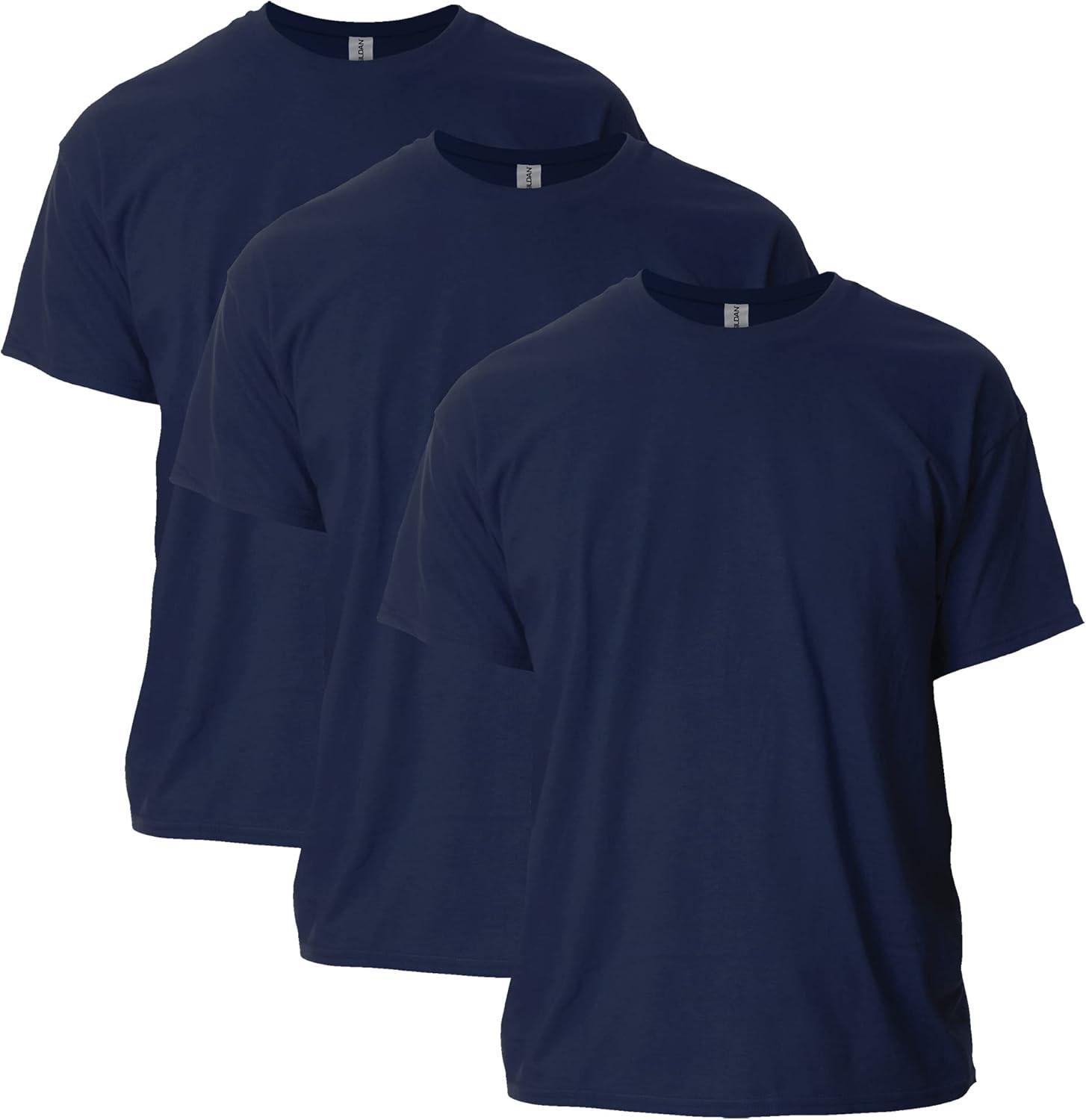 imageGildan Adult Ultra Cotton TShirt Style G2000 MultipackNavy