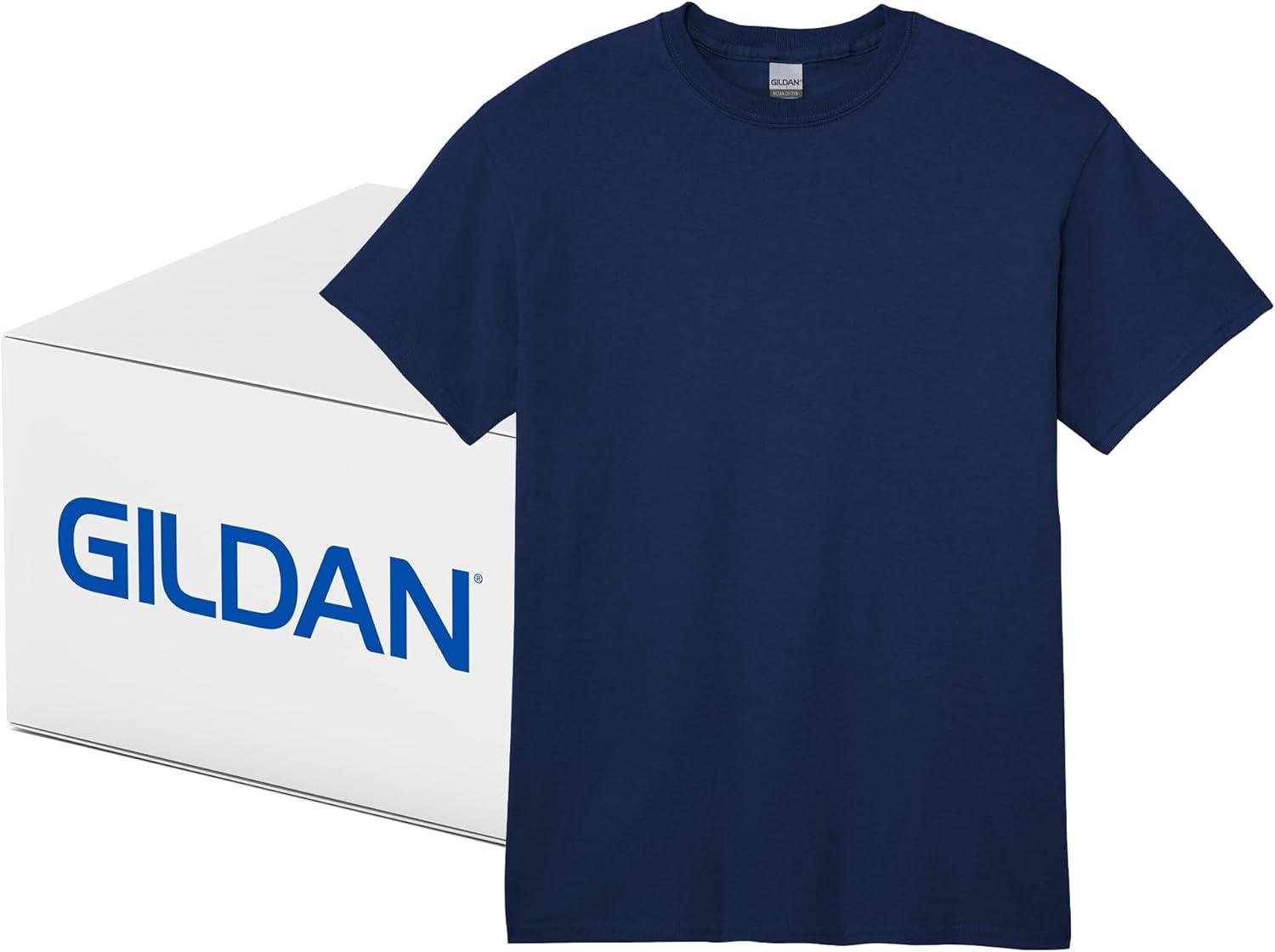 imageGildan Adult Ultra Cotton TShirt Style G2000 MultipackNavy